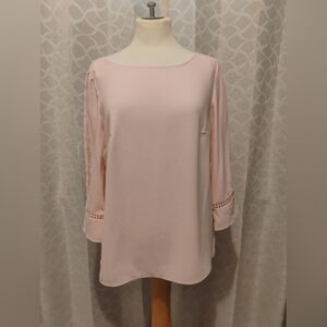 Talbots Soft Pink Blouse Small